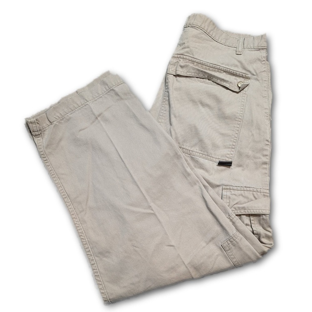 Levi's SilverTab Mens Pants Khaki 34x32 Cargo Y2K Skate Baggy VTG Corduroy 100%